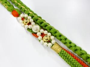 正絹　振袖用　手組帯締め